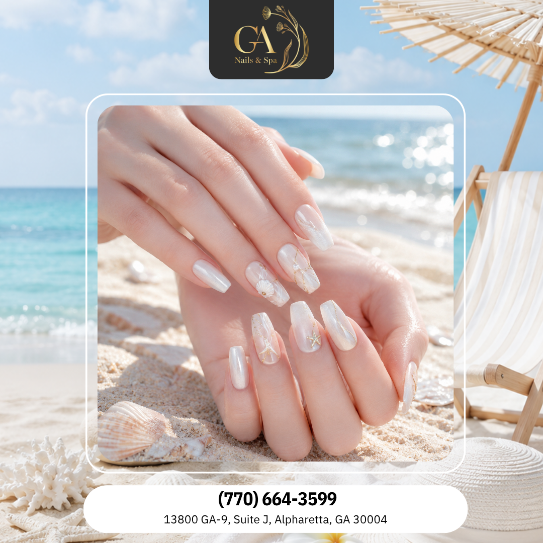 GA NAILS & SPA logo